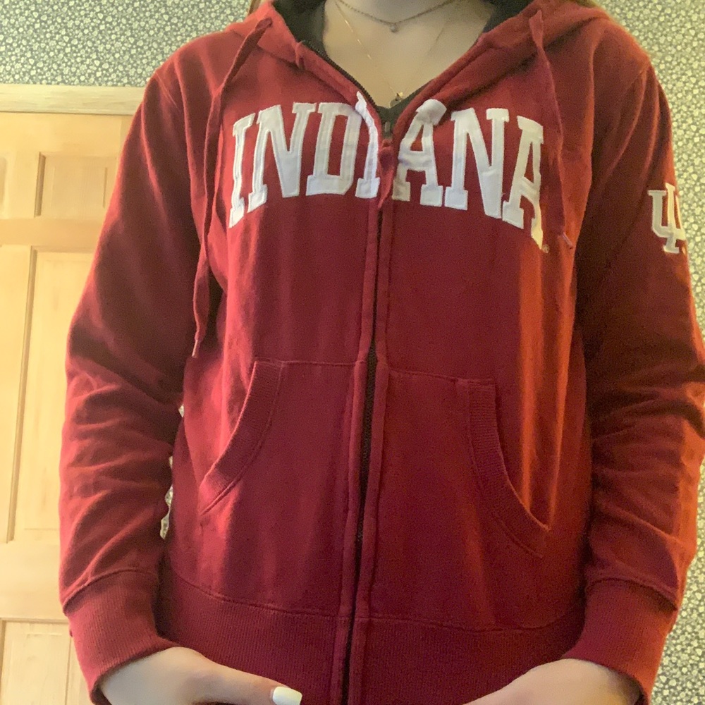 IU zip up hoodie